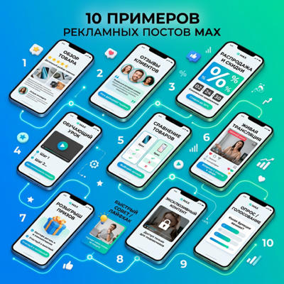 10 примеров рекламных постов в MAX, которые конвертят