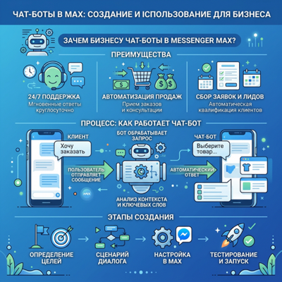 Чат-боты в MAX: как создать и использовать для бизнеса