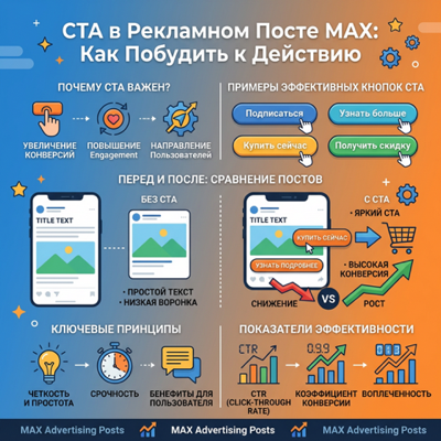 CTA в рекламном посте MAX: как побудить к действию