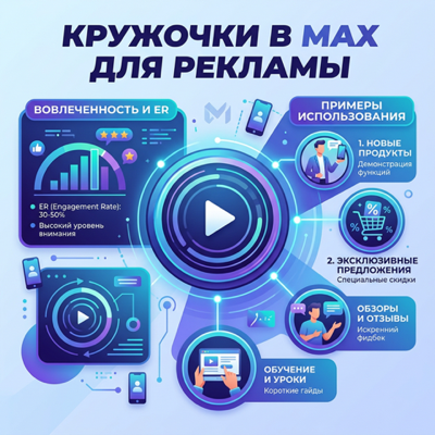 Кружочки в MAX: как использовать для рекламы