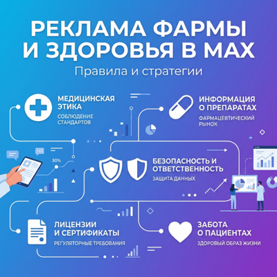 Реклама фармы и здоровья в MAX: правила и стратегии