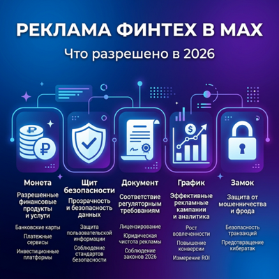 Реклама крипто и финтех в MAX: что разрешено
